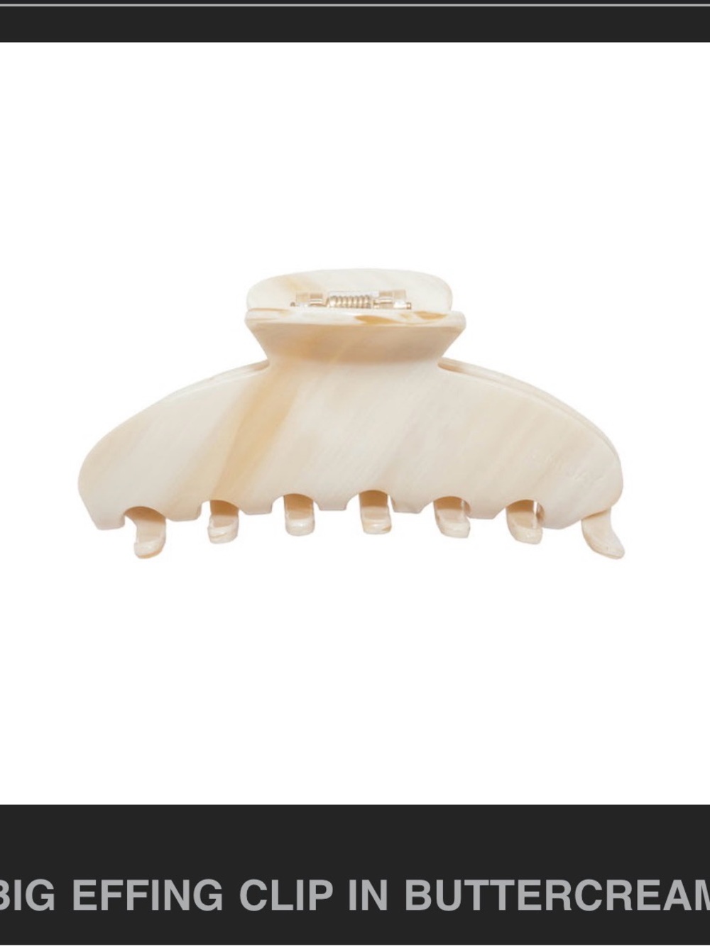Emi Jay Buttercream Marble Hair Claw Clip